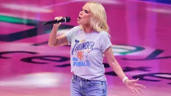 Oklahoma Native, Thunder Fan Kristin Chenoweth Performs National Anthem Before Game 7 of NBA Finals